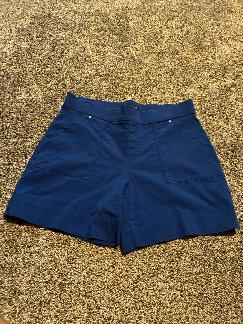 Counterparts Cobalt Blue High-Rise Bermuda Shorts